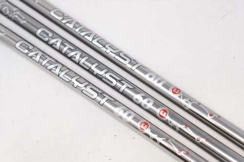 (3) Project X Catalyst 5.5 Regular Flex 60g 34.5" Wedge Shaft Pulls .370