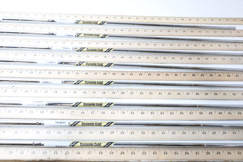 True Temper Dynam Gold Tour Issue S400 35-38.25 Iron Shaft Set Pulls .355 587495