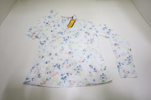 FOOTJOY Sun Pro Floral Pullover Womens Size Small Chalk Pink New INV13569414