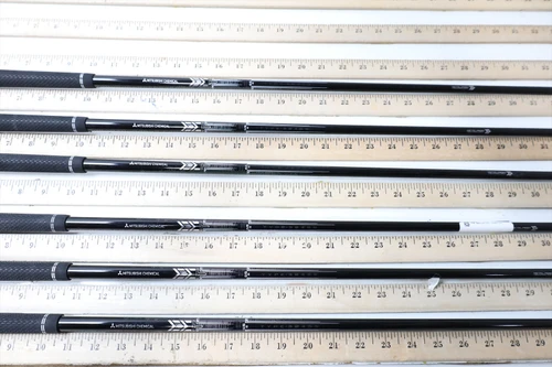 Mitsubishi Chem Mmt 65G Regular 34.25-36.75 Iron Shaft Set Pulls 6Pc .355 07886