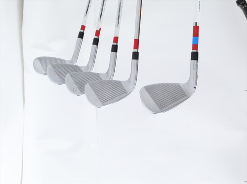 Taylormade Qi Iron Set 8-Pw, Aw, Sw Stiff Flex Kbs Max Mt 85 Steel