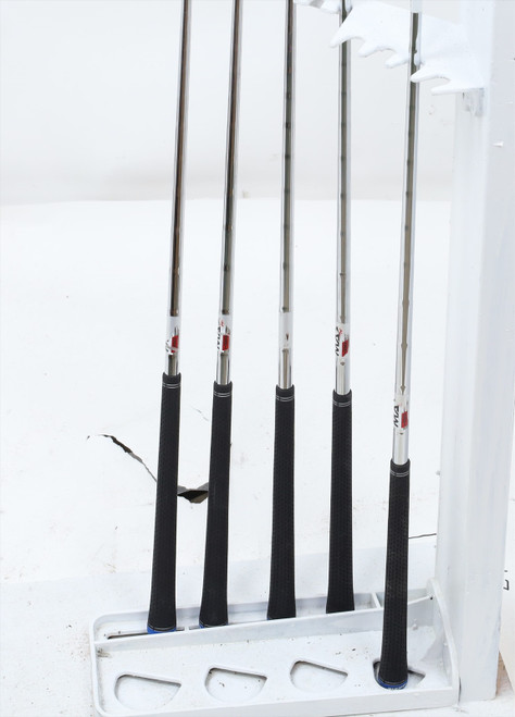 Taylormade Qi Iron Set 8-Pw, Aw, Sw Stiff Flex Kbs Max Mt 85 Steel