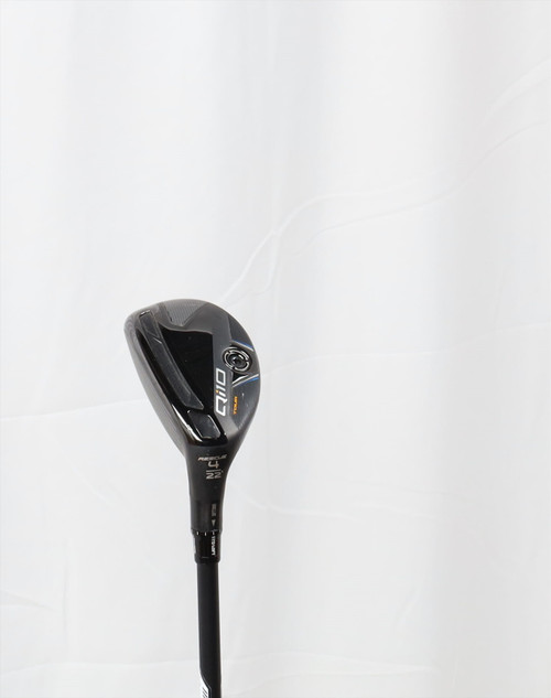 Mint Taylormade Qi10 Tour 22° 4 Hybrid Stiff Tensei Av Limited Blue Left Hand Lh