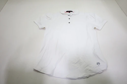 Greyson Golf Cherokee Puff Sleeve Polo Womens Size Small Arctic INV13755899