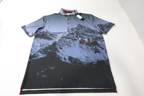 Greyson Golf Off-Piste Polo Mens Size Medium Maltese Blue New INV13107350