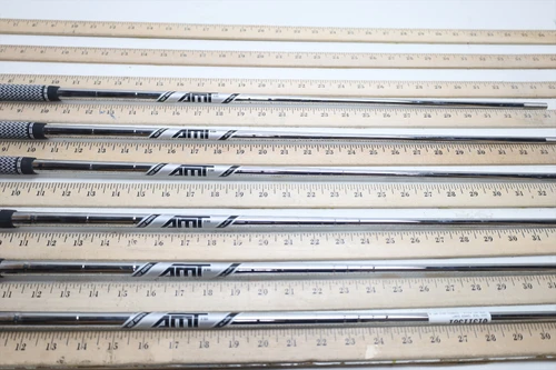 True Temper Dynamic Gold Amt Black R300 34"-36.25" Iron Shaft Set Pulls 11361