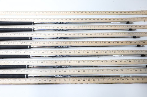 True Temper Amt Black 113G Stiff 34.5-37.75 Iron Shaft Set Pulls 7Pc .355 13797792