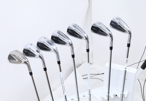 Taylormade Qi Iron Set 5-Pw, Aw Stiff Flex Fst Kbs Max Mt 85 Steel 13756099 Good