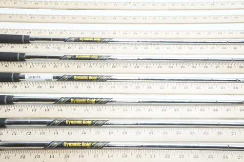 True Temper Dyn Gold Mid 100 S300 34.5"-36.75" 6p Iron Shaft Set Pulls .355 1177