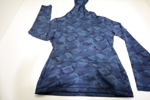 G/Fore BRUSHED BACK TECH HOODIE Pullover Mens Small Twilight Camo INV13506192