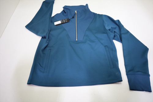 Greyson Golf Wren 1/4 Zip Pullover Womens Size Small Aegean New INV13099364