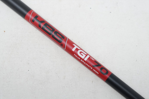 Uncut Kbs Tgi Tour Graphite Iron 70g Regular + Plus Single Shaft PULL .370 41"