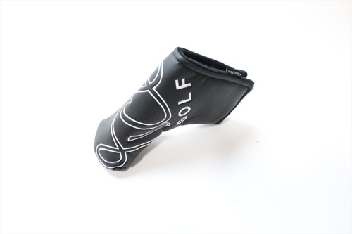 Vice Golf Black Script Blade Putter Headcover Good