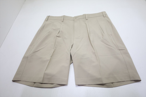New FootJoy Golf Performance Pleated Shorts Mens Size 40  Khaki  INV13474390