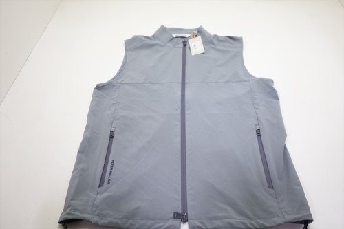 Peter Millar Golf Full Zip Vest Mens Size Medium OSGRY New INV13763020