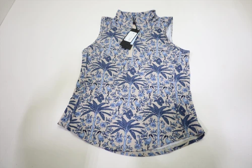 Greyson Palma Scarlett Sleeveless Polo Womens Size Small Sand INV13099383