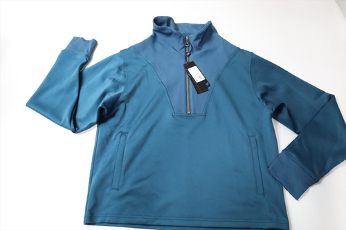 Greyson Golf Wren 1/4 Zip Pullover Womens Size Small Aegean New INV13386344