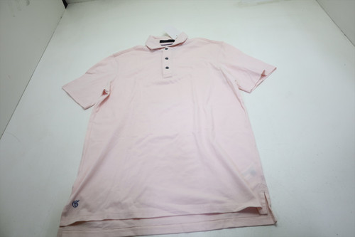 Greyson Golf Solid Polo  Mens Size  Small Pink Regular  New INV13386823