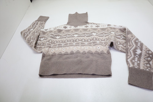 Greyson 70% Wool/30% Cashmere Sweater Womens Size Small Clay Heather INV13098599