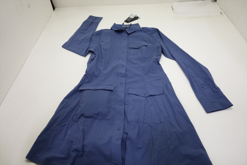 Greyson Phoenix Long Sleeve Dress Womens Size Small Vintage Indigo INV13106193