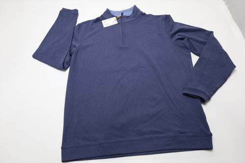 Peter Millar Golf Ardent Air Pullover Mens Size Medium NAV New INV13763780