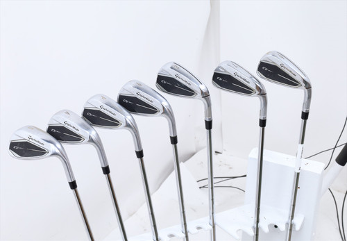Taylormade Qi Iron Set 6-Pw, Aw, Sw Stiff Flex Steel 13863368 Good