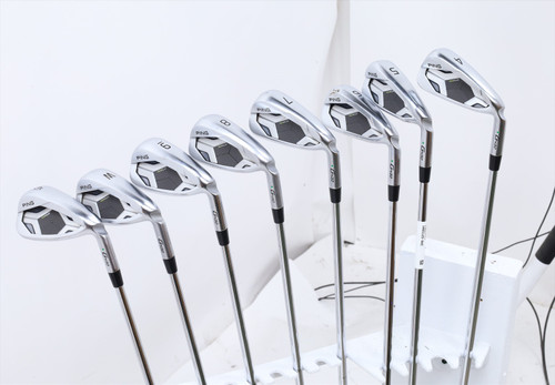 Ping G430 Green Dot Iron Set 4-Pw, Uw Stiff Flex Awt 2.0 Steel 13857777 Good