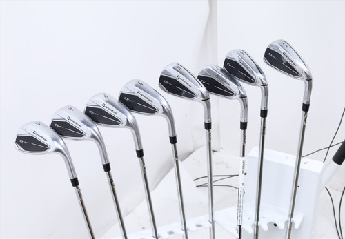 Taylormade Qi Iron Set 5-Pw, Aw, Sw Stiff Flex Kbs Max Mt 85 Steel 13860192 Good