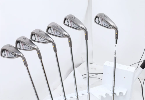Ping Karsten Yellow Dot Iron Set 5-Pw Stiff Cfs Distance Plus 1" 13654982 Good