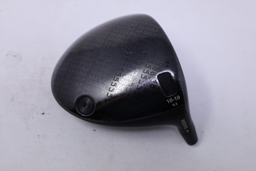 LA Golf Face Id 10-10 9.5* Driver Club Head Only W/Adapter GOOD Condition 3-3-B