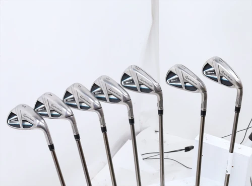 Taylormade Sim Max Iron Set 6-Pw, Aw, Sw Regular Flex Recoil Esx 460 924100 Good