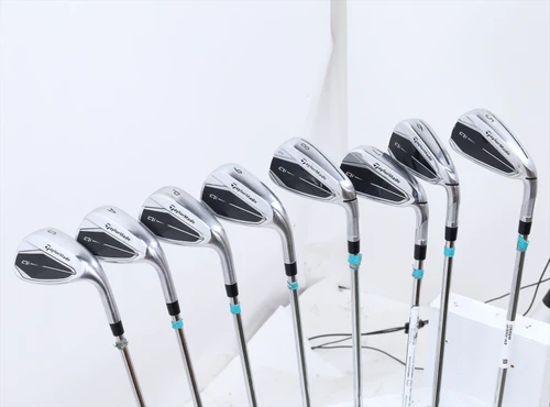 Taylormade Qi Iron Set 5-Pw, Aw, Sw Stiff Flex Kbs Max Mt 85 Steel 13925640 Good