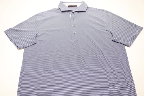 Greyson Saranac Polo Mens Size Medium Maltese Blue/Jellyfish New INV13840450