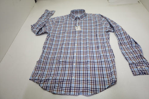 Peter Millar Golf Classic Button Down Mens Size Medium CBLU New INV13767599
