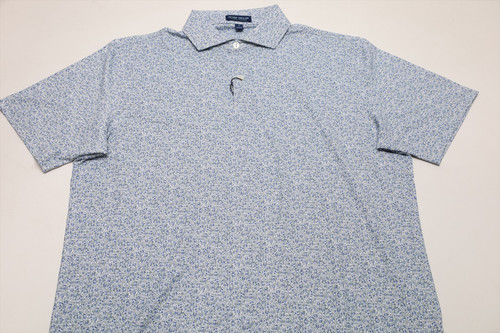 Peter Millar Golf Tailoret Fit Polo Mens Size Medium WHT New INV13763946