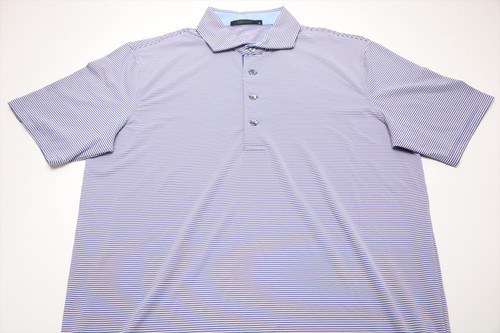 Greyson Golf Saranac Polo Mens Size Medium Pink Sky/Falcon New INV13843658