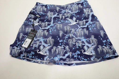 Par Greyson Golf Shadow Flight Phoenix Skirt with Shortie Skorts  Womens Waist Size  W Small Maltese Blue   INV13841605