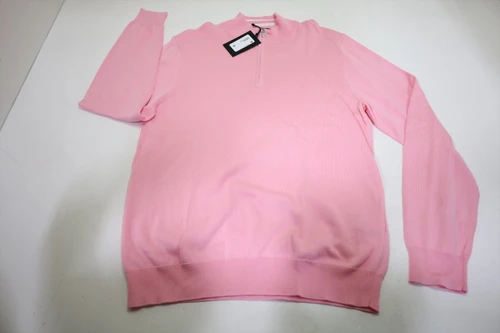G/Fore Golf COOLING COTTON 1/4 ZIP Sweater Mens Size Medium CDY New INV13987110