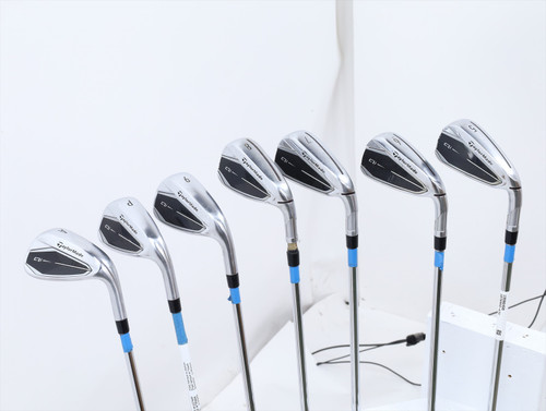 Taylormade Qi Iron Set 5-Pw, Aw Stiff Flex Kbs Max Mt 85 Steel 13586458 Good