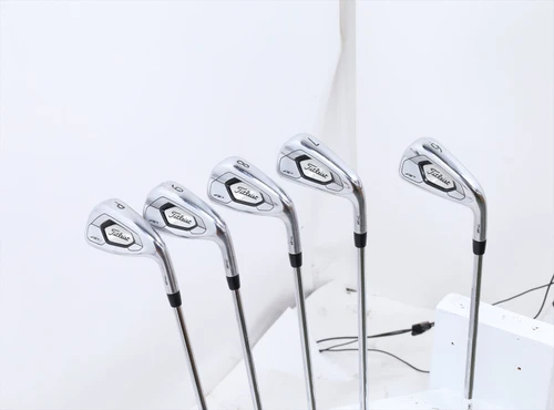 Titleist 718 Ap3 Iron Set 6-Pw Stiff Flex Amt Black S300 Steel 13938610 Good