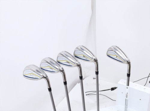 Taylormade Kalea Gold Iron Set 7-Pw, Sw Ladies Flex Kalea Graphite 13954364 Good