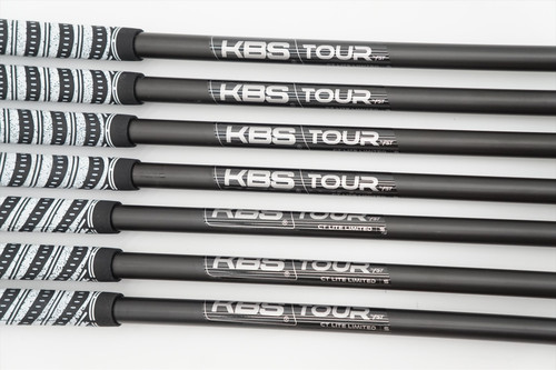KBS C-Taper Lite Black Limited 110 Stiff 34.5-37.5" 4-PW Iron Shaft Set Pulls