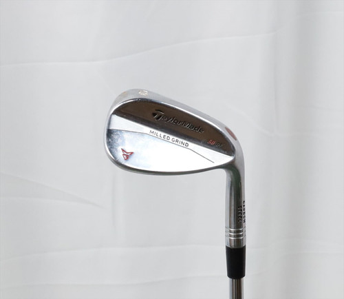 Taylormade Milled Grind Satin Chrome Wedge 50°-9 Wedge Stock Stl 13985184 Good