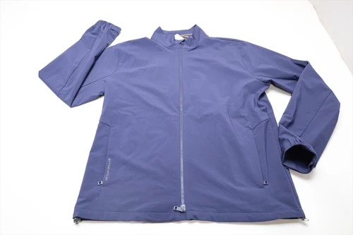 Peter Millar Golf Full Zip Pullover Mens Size Medium NAV New INV13324306