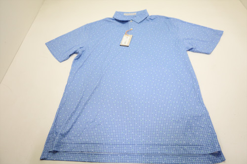 Peter Millar Golf Featherweight Polo Mens Size Medium CBLU New INV13553013