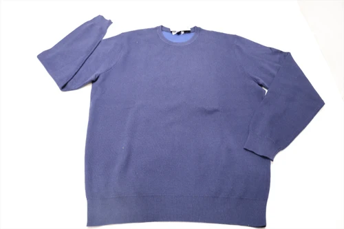 Peter Millar Coolspun Lite Textured Sweater Mens Medium NAV Crewneck INV13307166