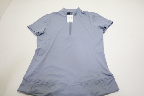 Greyson Golf 1/4 Zip Polo  Womens Size  Small Grey Regular  New INV13850095