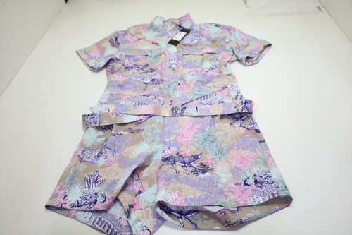 Greyson Savannah Nights Evren Short Jumpsuit Womens Small Multi INV13386595