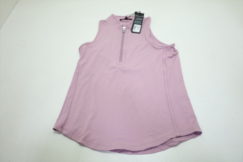 Greyson Sleeveless Vesta Mock Neck Top Polo Womens Size Small Dawn INV13856117