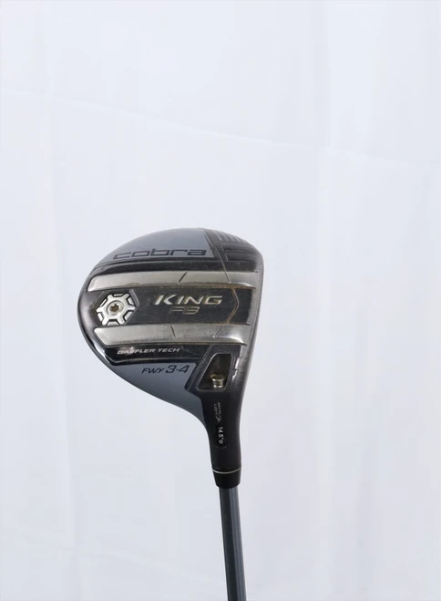 Cobra King F8 Black 14.5° 3 Fairway Wood Stiff Flex Ozik Red Tie 13989581 Good